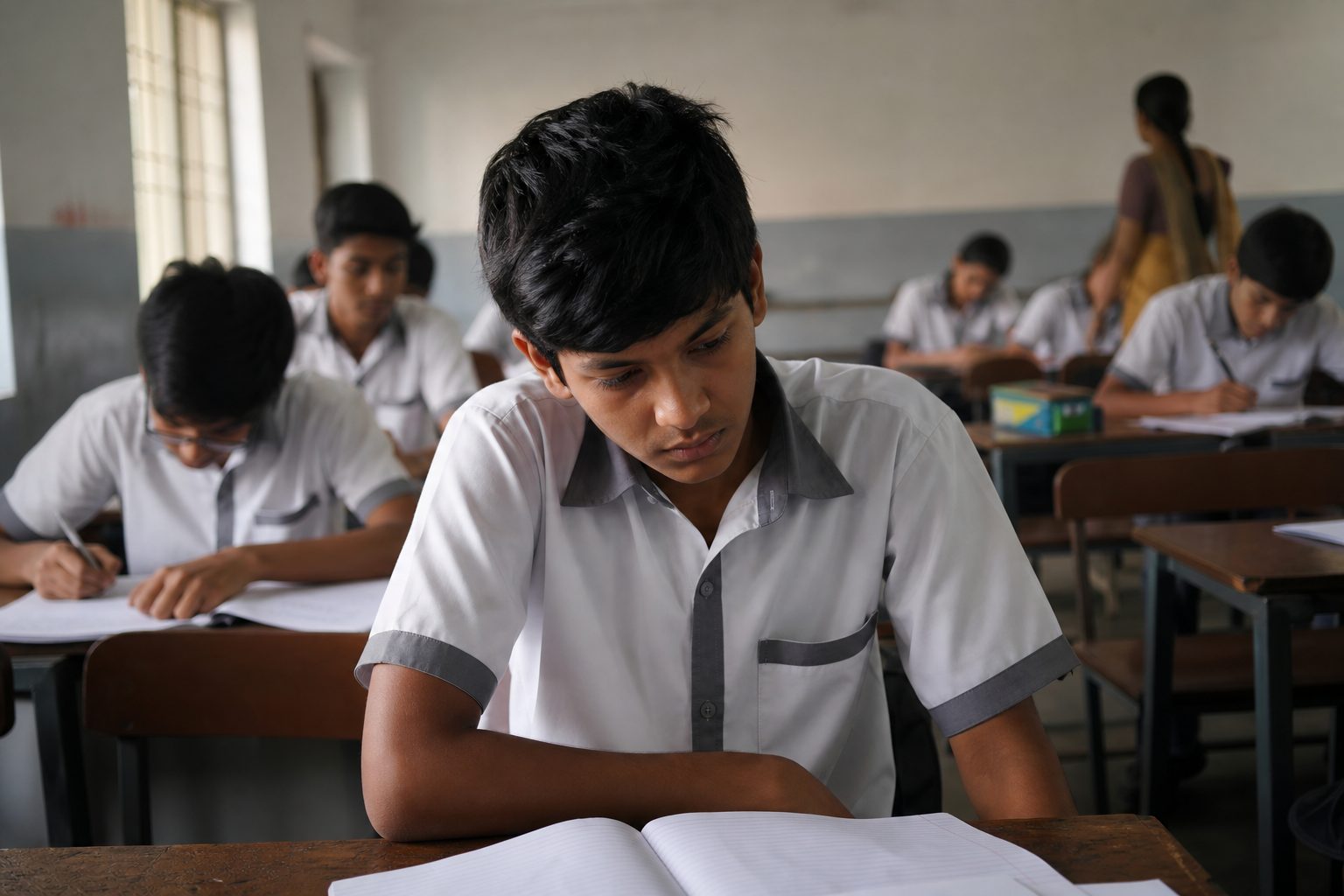 Student struggling unnoticed in class